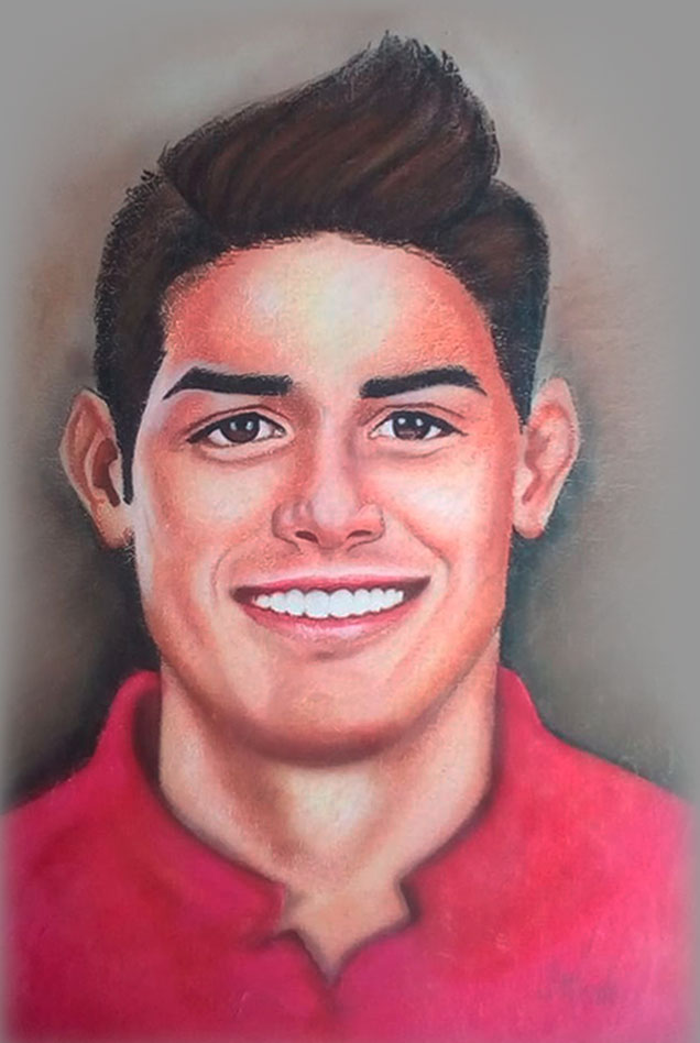 James Rodriguez Retrato